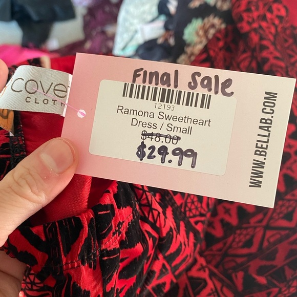 Coveted Clothing Abstract Sweetheart Dress - Picture 4 of 6